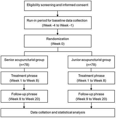 Efficacy of Acupuncture Treatment of Migraine Delivered by Senior or Junior Acupuncturists: Study Protocol for a Randomized Controlled Trial